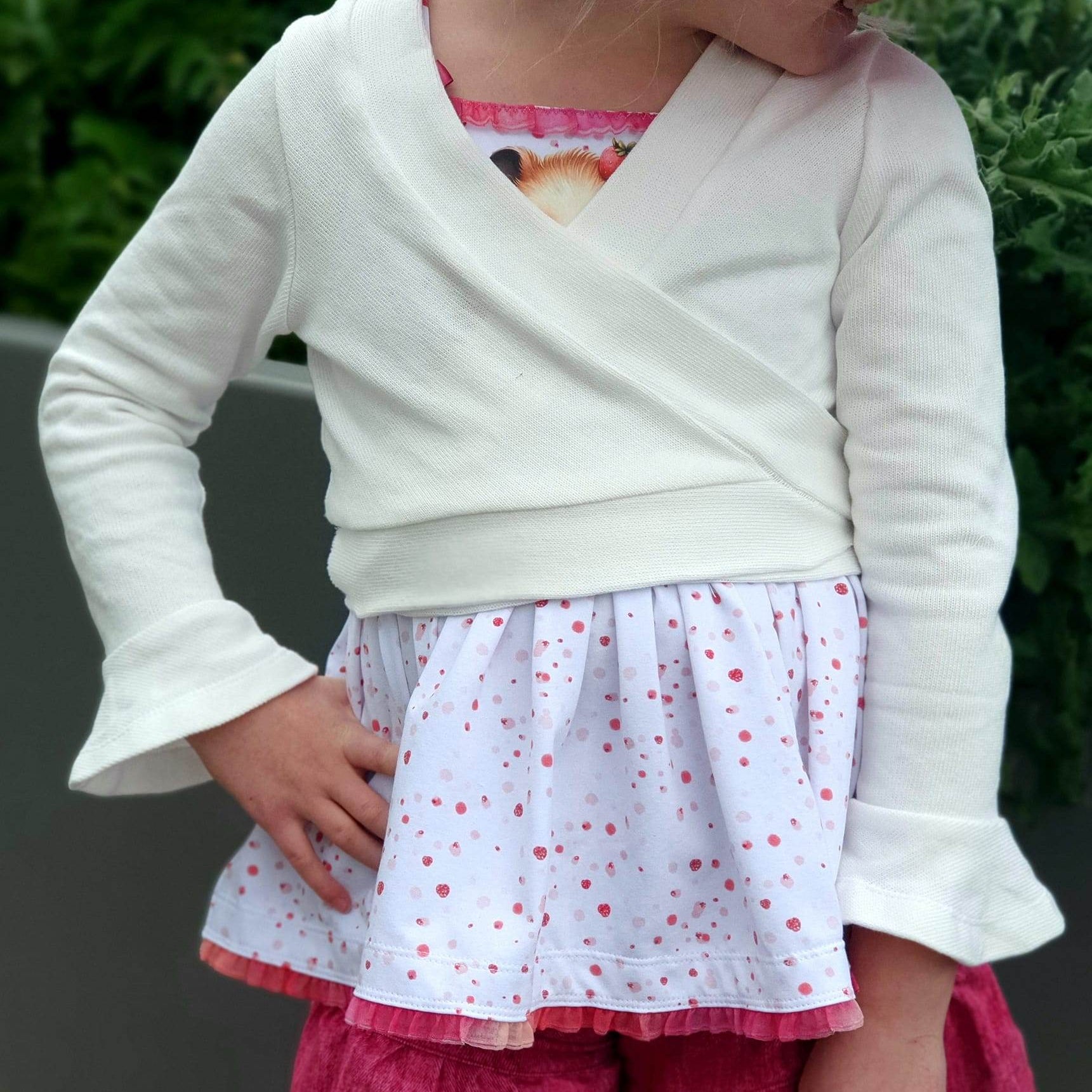 Schnittmuster / Sewing Pattern *Little Twist Bolero* Size 74-176 / 9m - 18 Years - Sewando