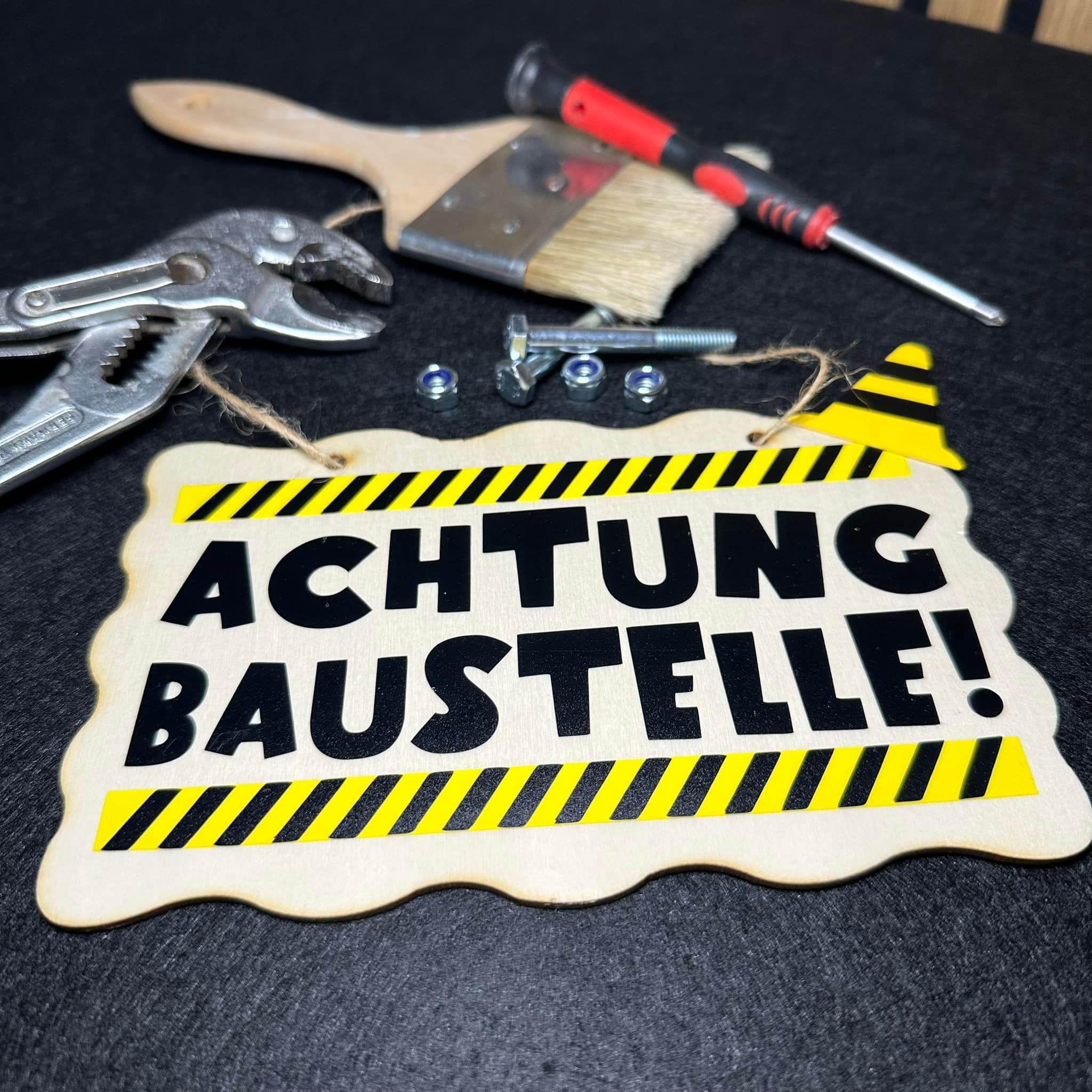 Plotterdatei Achtung Baustelle! - Sewando