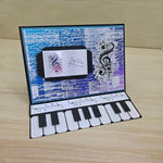 Digiset Blumen Notenschlüssel, Digistamp, Digipaper, Sublimation, Druck - Sewando