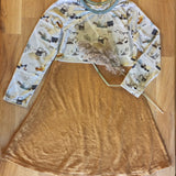 Kleid "SummerWind" Schnittmuster für Wolle-Seide, Viskose-Jersey o.ä. 86-140