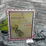 Digiset Blumen Notenschlüssel, Digistamp, Digipaper, Sublimation, Druck - Sewando