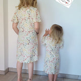Kleid "SummerWind" Schnittmuster für Wolle-Seide, Viskose-Jersey o.ä. 86-140