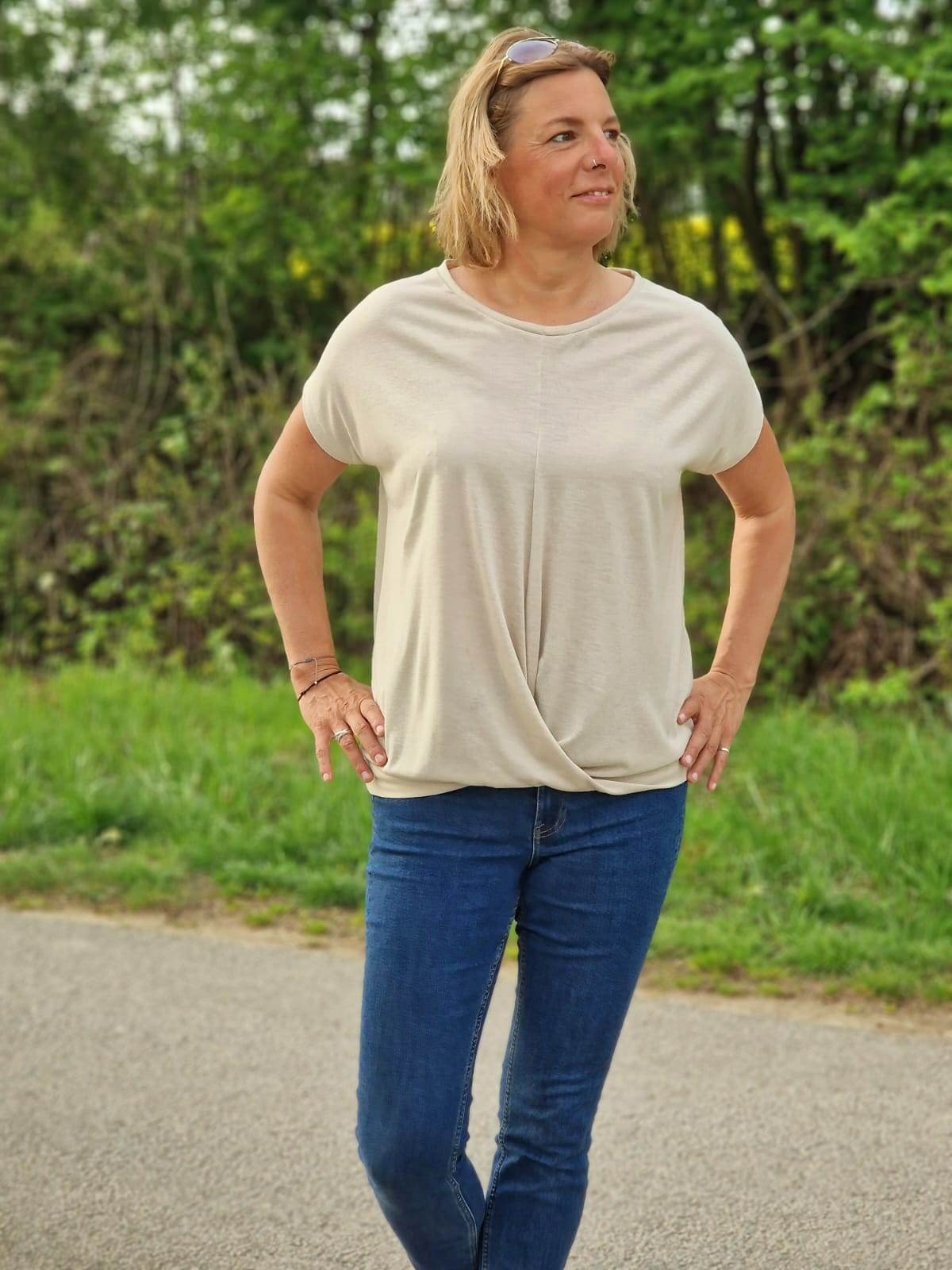 Schnittmuster Shirt ATTING Gr. 34-54 + Videotutorial : - Sewando