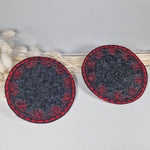16x Stickdatei Bundle Blumen ITH Untersetzer - Sewando