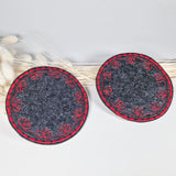 4x Stickdatei "Lotus" ITH Untersetzer