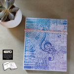 Digiset Blumen Notenschlüssel, Digistamp, Digipaper, Sublimation, Druck - Sewando
