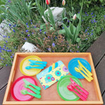 4x Stickdatei Besteckmappe Mahlzeit - Sewando