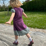 Kleid "SummerWind" Schnittmuster für Wolle-Seide, Viskose-Jersey o.ä. 86-140