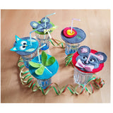 Stickdatei Aufsetzer Rahmen 10 cm x 10 cm, Glasaufsetzer, Party, Kinder, feiern - Sewando