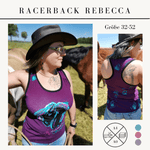 Schnittmuster Racerback Tanktop Top Rebecca Gr. 32-48 - Sewando