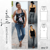 Schnittmuster Neckholder TROPEA Gr. 32-48 : - Sewando
