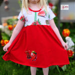 Schnittmuster Sonnenblume Babydoll Kleidchen Größe 56-164 - Sewando