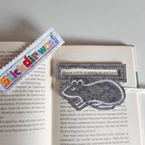 5x Stickdatei Leseratte Lesehilfe ITH und Satinstick - Sewando