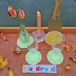 16x Stickdatei Bundle Blumen ITH Untersetzer - Sewando