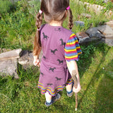 Kleid "SummerWind" Schnittmuster für Wolle-Seide, Viskose-Jersey o.ä. 86-140