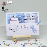 Digiset Blumen Notenschlüssel, Digistamp, Digipaper, Sublimation, Druck - Sewando