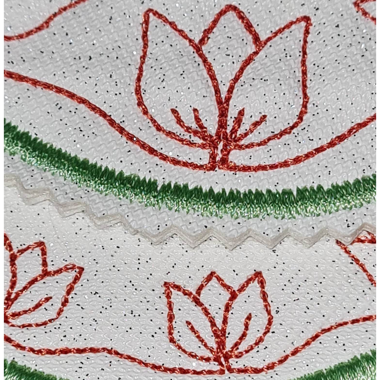 16x Stickdatei Bundle Blumen ITH Untersetzer - Sewando
