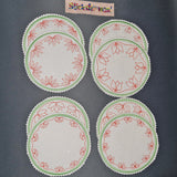 4x Stickdatei "Aster" ITH Untersetzer