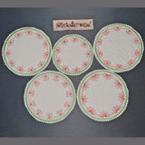 4x Stickdatei "Lilie" ITH Untersetzer