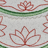 4x Stickdatei "Lotus" ITH Untersetzer