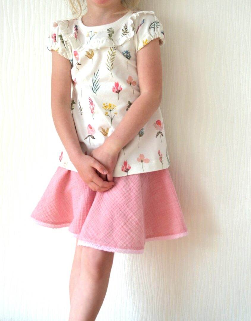 (Hosen)Rock Räuberprinzessin Gr.50-158 Schnittmuster [ DIN A4 & A0 PASSFORMSYSTEM (27,5cm bis 87,5cm BU) - Sewando