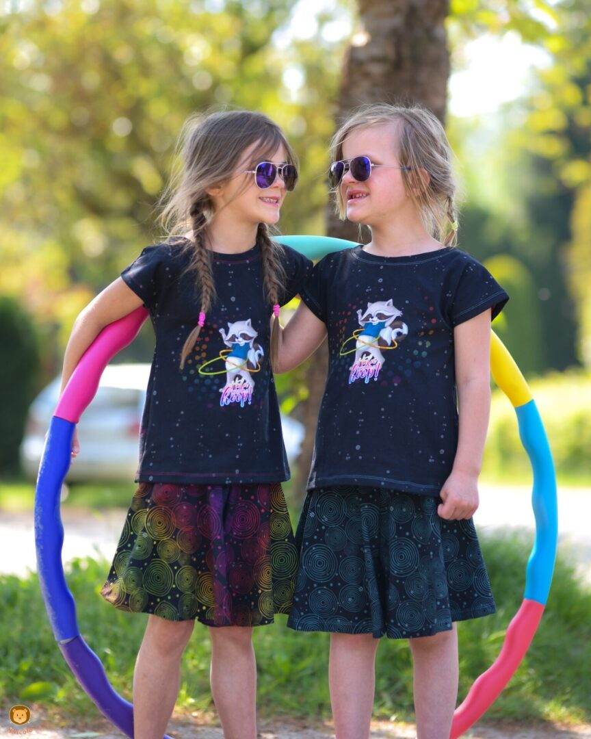 (Hosen)Rock Räuberprinzessin Gr.50-158 Schnittmuster [ DIN A4 & A0 PASSFORMSYSTEM (27,5cm bis 87,5cm BU) - Sewando