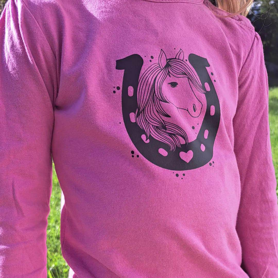 Plotterdatei Hufeisenliebe Pferd - Sewando