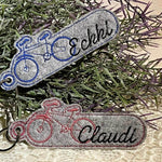 Schlüsselanhänger - Fahrrad (personalisierbar) - Sewando
