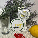 Stickdatei Cocktail - Untersetzer (Single Line) - Sewando