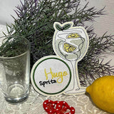 Stickdatei Cocktail - Untersetzer (Single Line) - Sewando