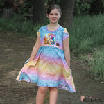Schnittmuster Sonnenblume Babydoll Kleidchen Größe 56-164 - Sewando