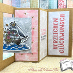 Digiset Flowerboat, Digistamp, Digipaper, Plotterdatei, Sublimation, Druck - Sewando