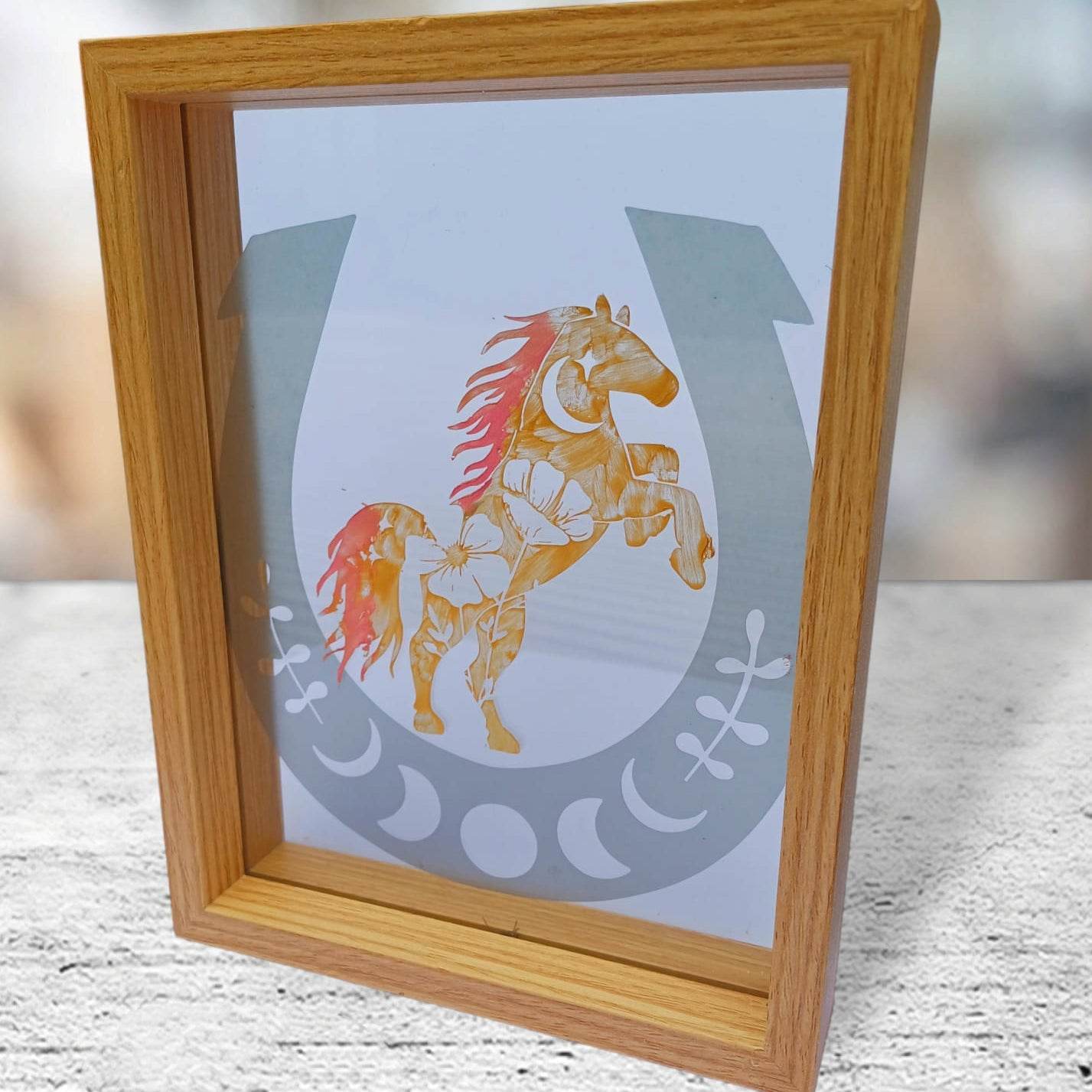 Plotterdatei Celestial Horse Pferd, Pegasus - Sewando