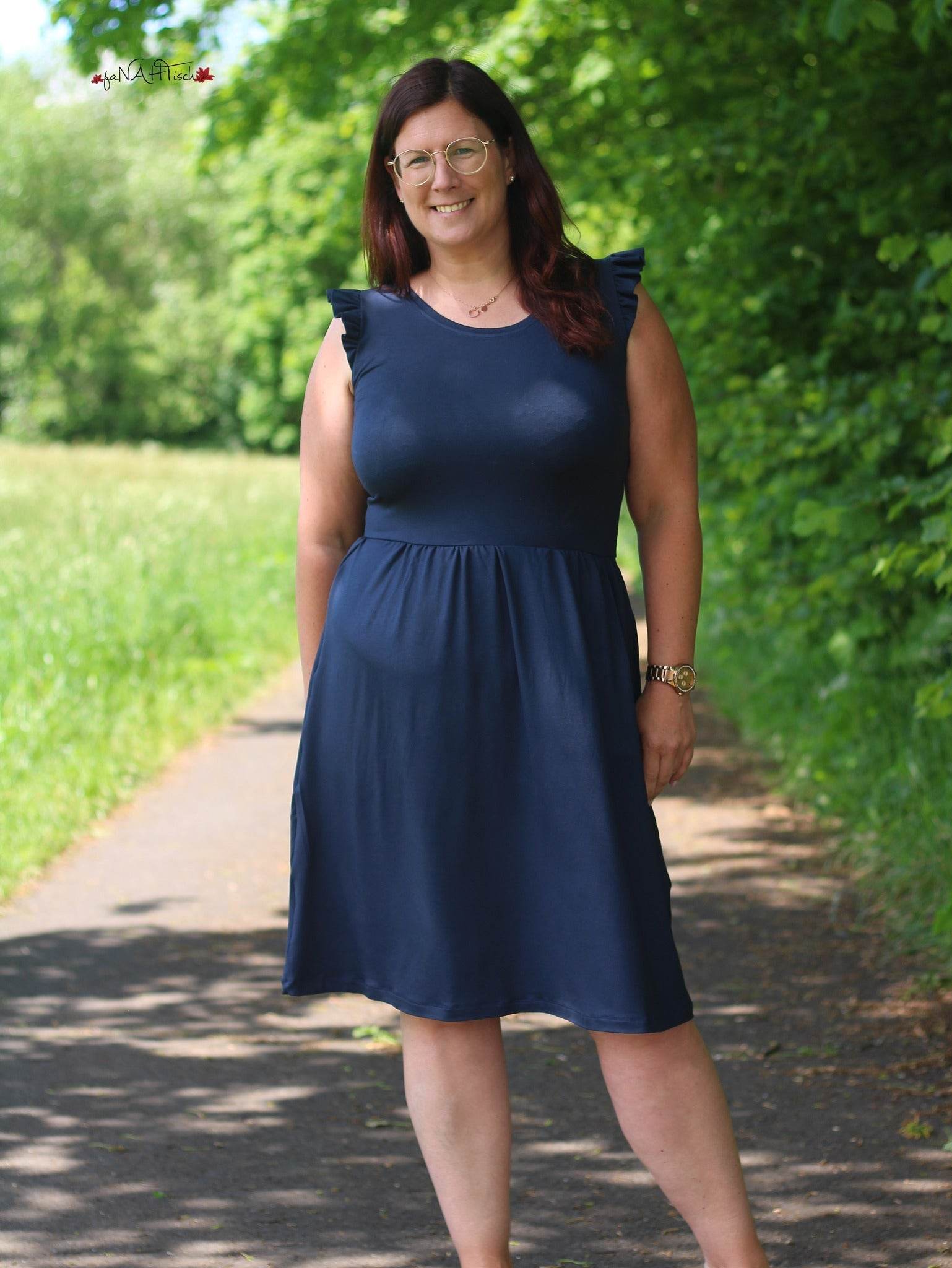 Schnittmuster Kleid HOLLFELD Gr. 32-54 : - Sewando