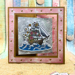 Digiset Flowerboat, Digistamp, Digipaper, Plotterdatei, Sublimation, Druck - Sewando