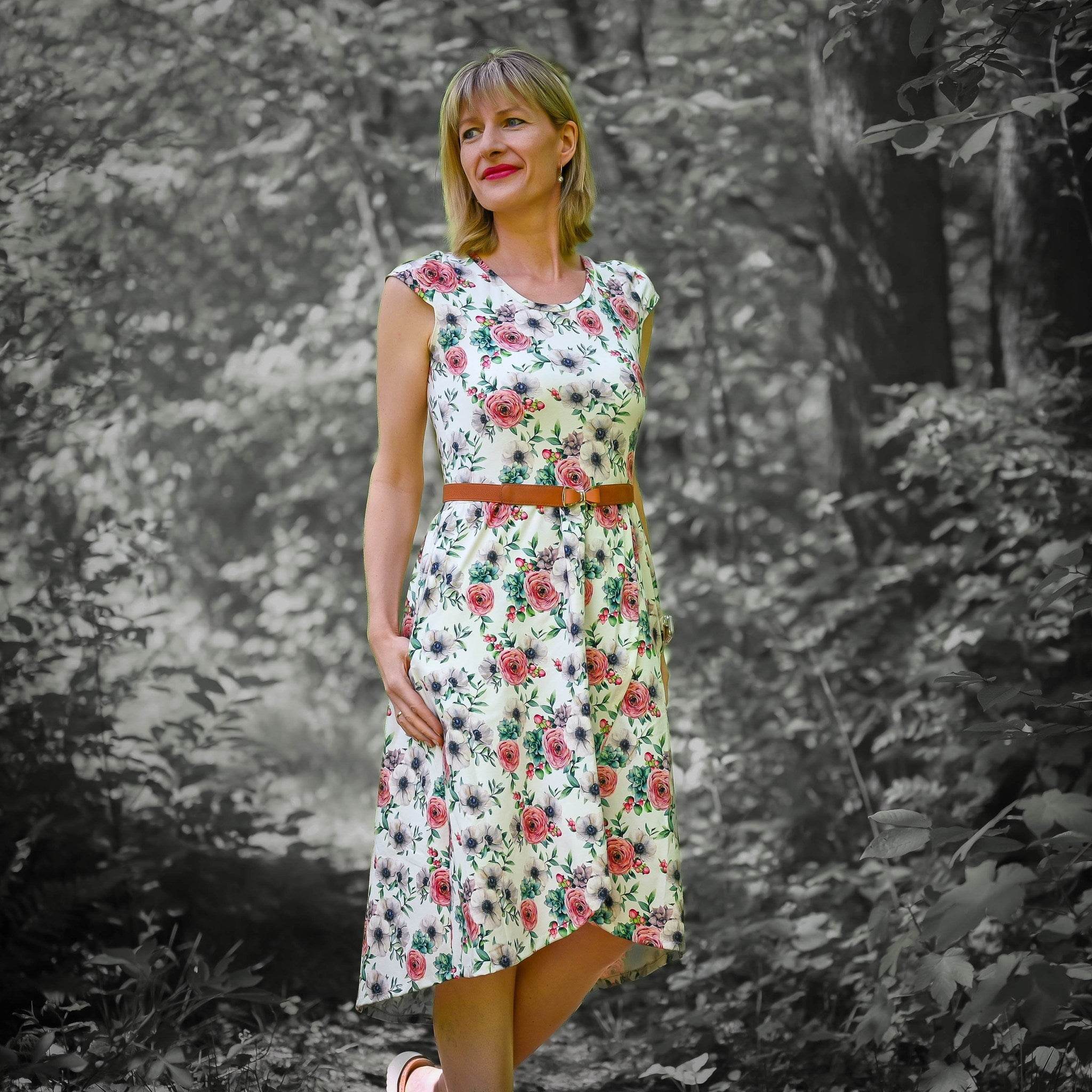 Schnittmuster Kleid HOLLFELD Gr. 32-54 : - Sewando