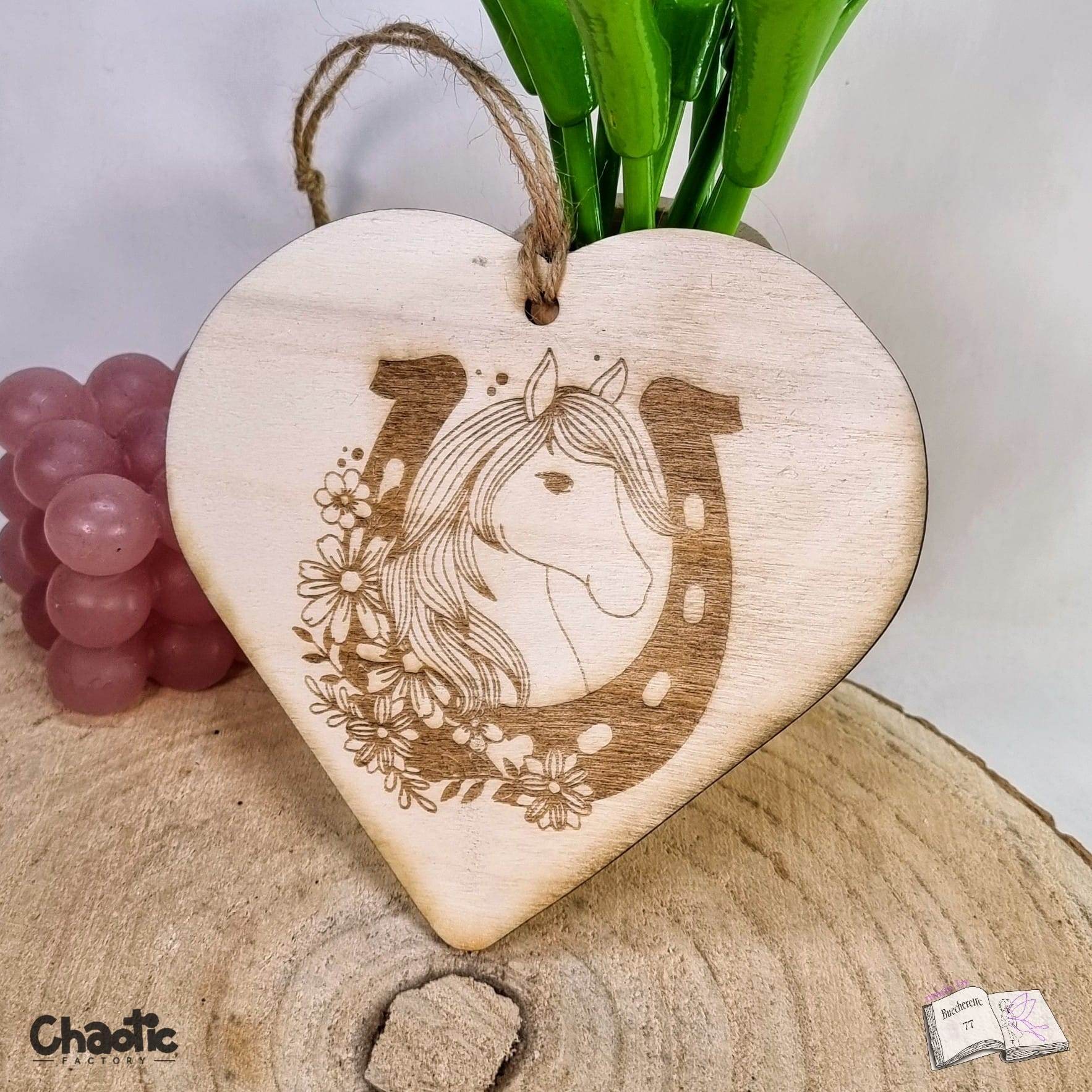 Plotterdatei Hufeisenliebe Pferd - Sewando