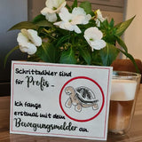 Stickdatei - Mugrug "Schrittzähler - Bewegungsmelder"