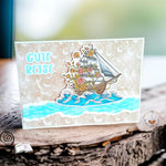 Digiset Flowerboat, Digistamp, Digipaper, Plotterdatei, Sublimation, Druck - Sewando