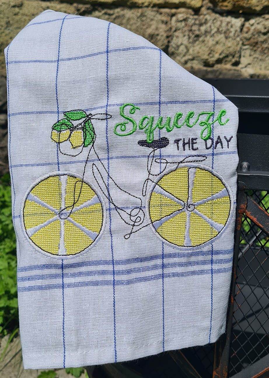 Stickdatei - Squeeze the day - Sewando