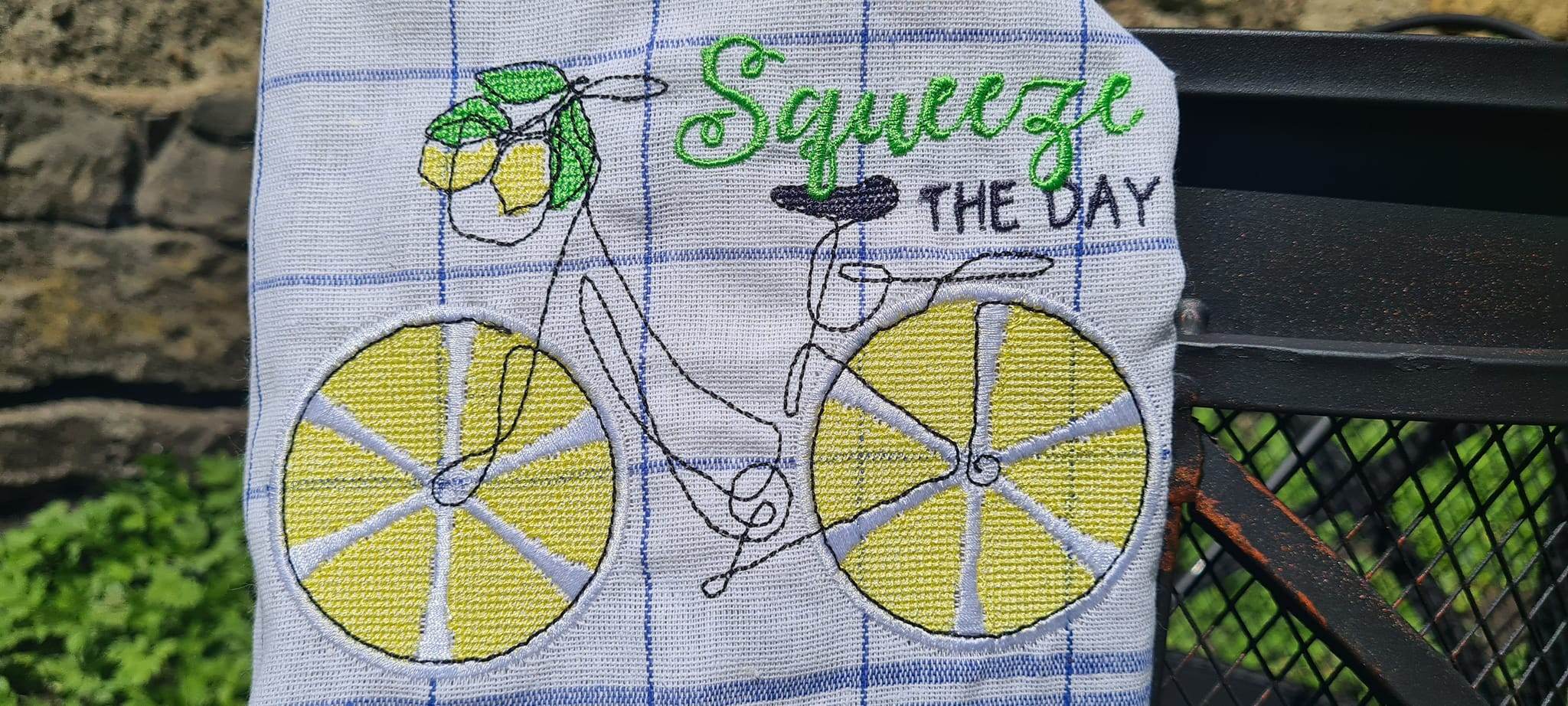 Stickdatei - Squeeze the day - Sewando