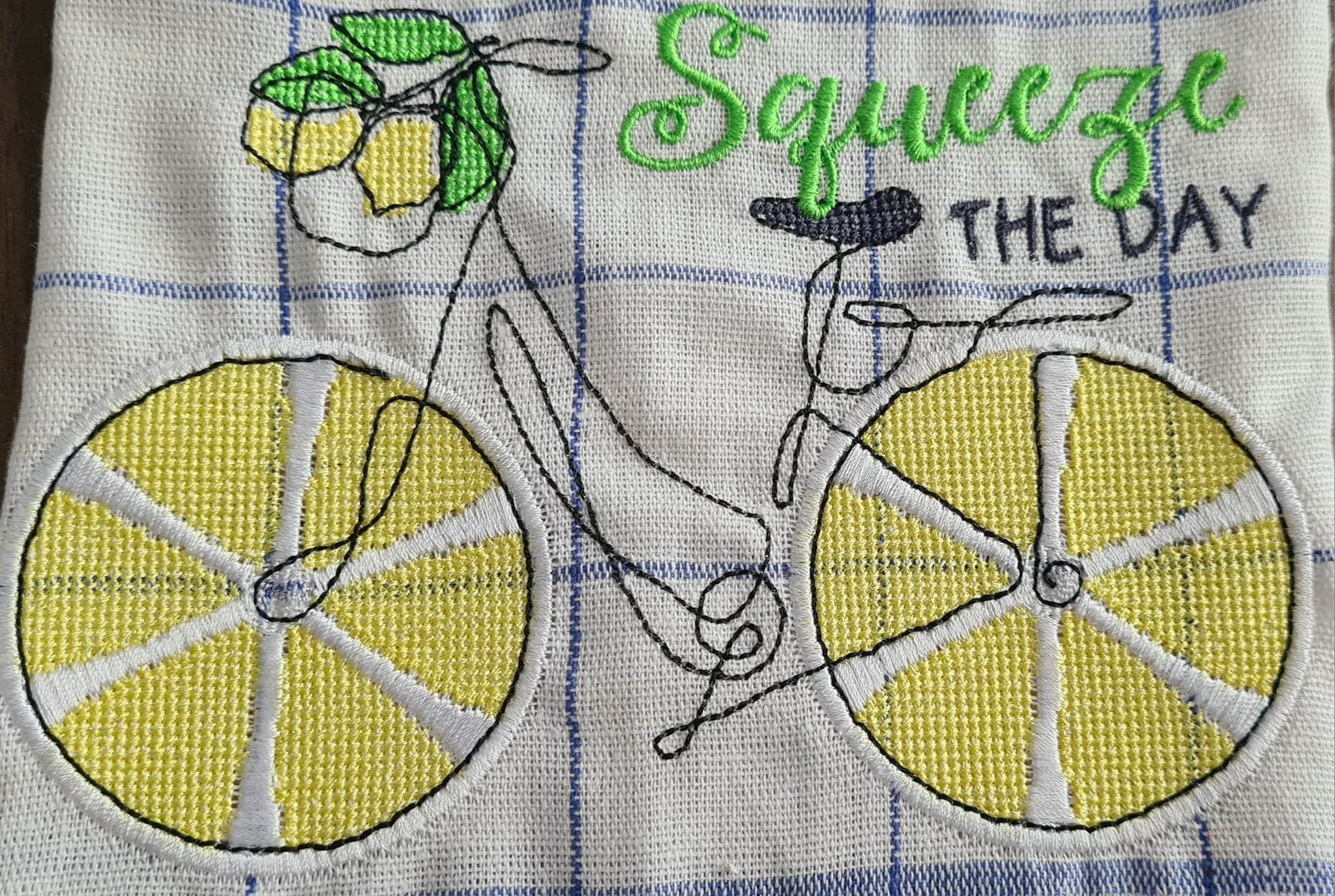 Stickdatei - Squeeze the day - Sewando