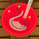 Stickdatei - Party-Set "Schwanenprinzessin"