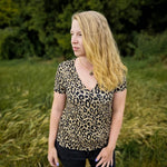 Schnittmuster BASIC Shirt Nr. 2 V-Ausschnitt Gr. 32-56 + gratis Plotterdatei : - Sewando