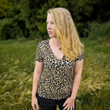 Schnittmuster BASIC Shirt Nr. 2 V-Ausschnitt Gr. 32-56 + gratis Plotterdatei : - Sewando