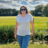 Schnittmuster BASIC Shirt Nr.1 Rundhals Gr. 32-56 + gratis Plotterdatei - Sewando