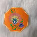 Stickdatei Untersetzer Lowicz Blumen (Folklore aus Polen) - Sewando