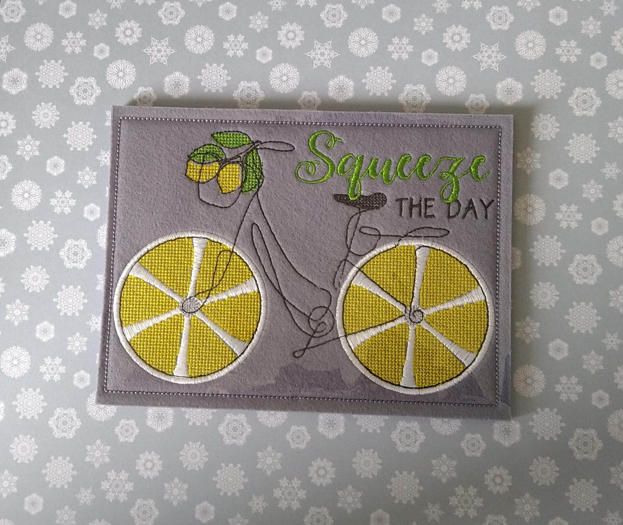 Stickdatei - Squeeze the day - Sewando