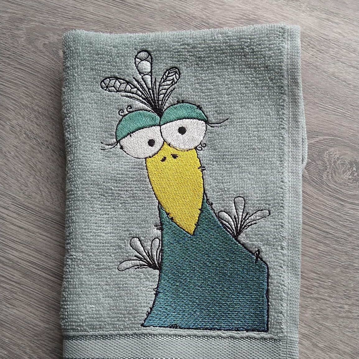Stickdatei - Happy Stitching - Vogel - Sewando