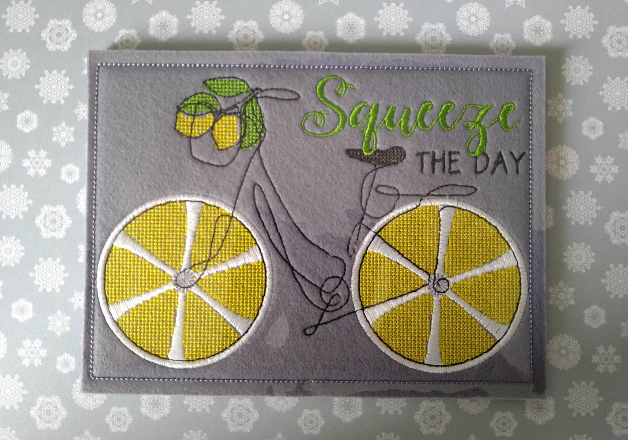 Stickdatei - Squeeze the day - Sewando